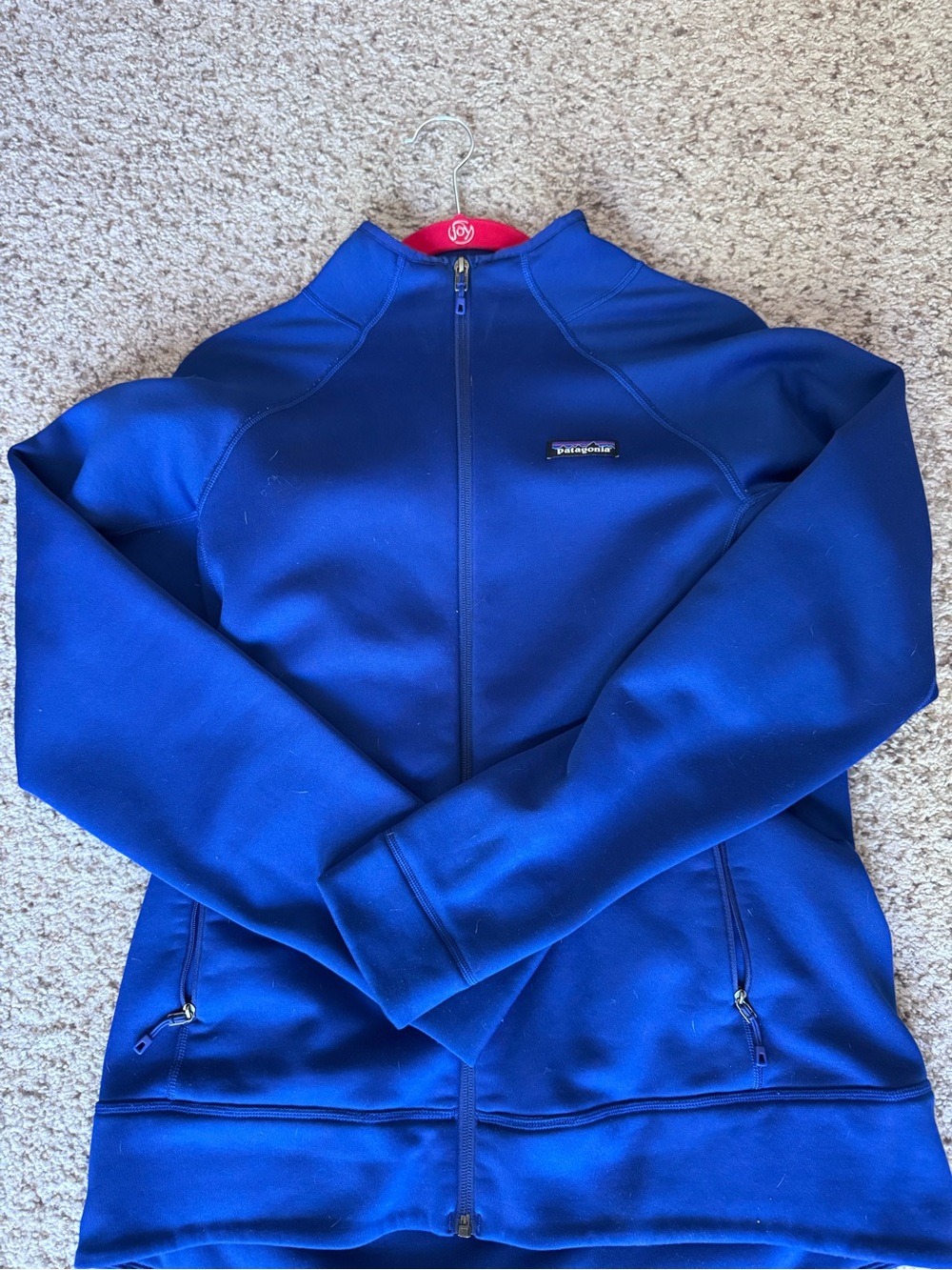Patagonia Royal Blue Zip-Up Fleece Jacket